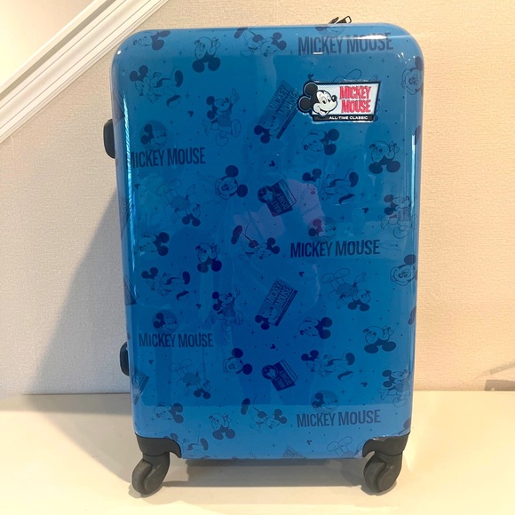 Disney Handbags - Disney Parks Mickey Mouse Rolling Luggage & dash; Large 28 1/4'' Big One